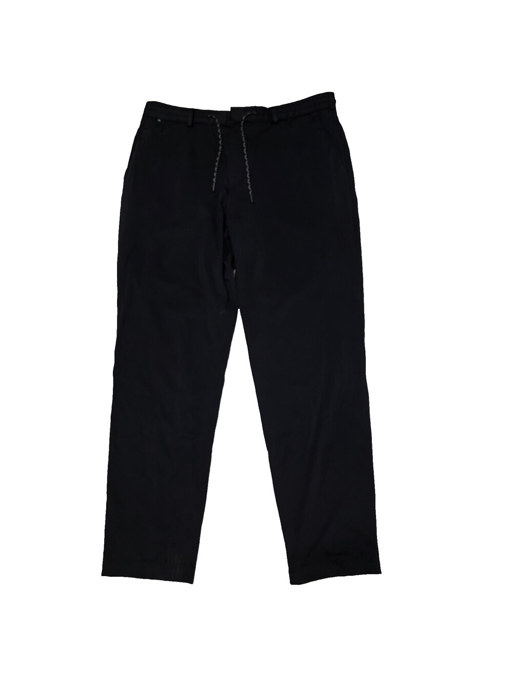 Hugo Boss C-Kane Linen Pants Mens  54 EU 38 x31 Navy Blue Reversible Drawstring